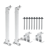Structure de montage de panneau solaire FarSun Support en aluminium Rails de toit Angle réglable