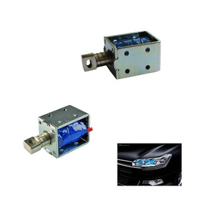 ผู้ผลิตจัดหาไฟหน้ารถยนต์รุ่นกอล์ฟแบบกำหนดเอง 80 วัตต์ สี 3000K โครงแบบดึง-กด แม่เหล็กไฟฟ้าขนาดเล็ก - Product Image 1