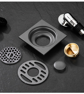 Griglia <span class=keywords><strong>di</strong></span> <span class=keywords><strong>Scarico</strong></span> <span class=keywords><strong>per</strong></span> <span class=keywords><strong>Lavabo</strong></span> e Lavatrice in Acciaio Inox 304 Design Moderno Grigio Canna <span class=keywords><strong>di</strong></span> Fucile - Product Image 3