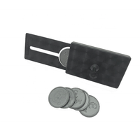Accessoire de magie de haute qualité en plastique, pièce de monnaie, poignard, magie rapprochée, éducatif, avec instructions, pour tous âges