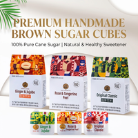 Factory Supply Customized Handcrafted Raw Brown Sugar Granular 36g Pure Sugarcane Original Flavor Instant Hot Drink No Additives