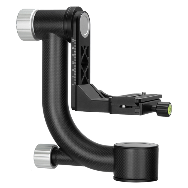 Manizek Professional Heavy-Duty Aluminum Alloy Gimbal Tripod Head 360 Degree Panoramic Quick Shooting Camera Accessory 25kg Load