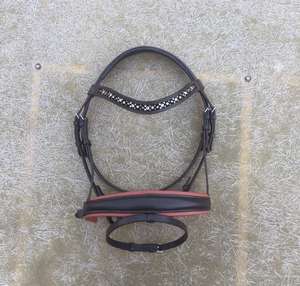 Nouveaux ensembles de brides de cheval en cuir véritable équitation Sport fantaisie bride éphémère produits de cheval - Product Image 6