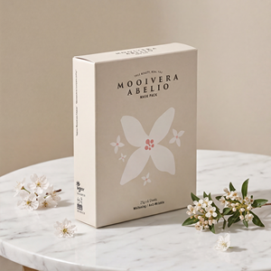 Mascarilla Facial Coreana Misunnamu con Extracto de Forsythia, Mooivera Abelio, Paquete de 10 Unidades, Vegana, Halal, Iluminadora, Anti-Sensibilidad, Para Piel Grasa - Product Image 1