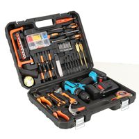Kit d'Outils Combiné pour Réparation Domestique: Perceuse Électrique et Tournevis
