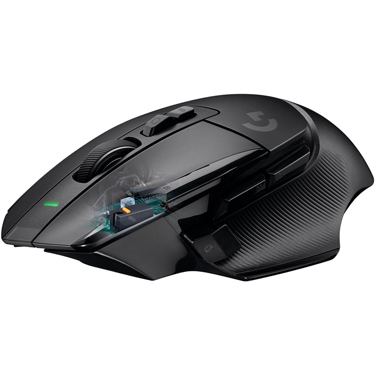 Беспроводная мышь Logitech G502 X LIGHTSPEED с гибридными оптическими механическими переключателями LIGHTFORCE, игровой сенсор HERO 25K