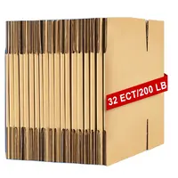 Caja de cartón corrugado con logotipo personalizado, embalaje de cartón con envío en movimiento, fabricante