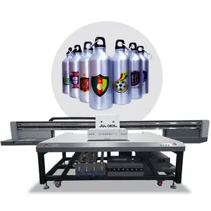 Jucolor Glass Metal Wood Marble Tile UV Printer 2513 large format inkjet Flatbed Printer with G6 print heads