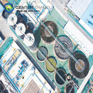 Usine de biogaz pour huile de palme: Réservoir en acier fondu pour la récupération d'énergie et la purification de l'<span class=keywords><strong>eau</strong></span> - Product Image 1