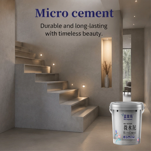 Microciment pour murs et sols de couloirs d'hôpitaux et cliniques, et microciment imperméable pour douches – Vente directe usine - Product Image 1