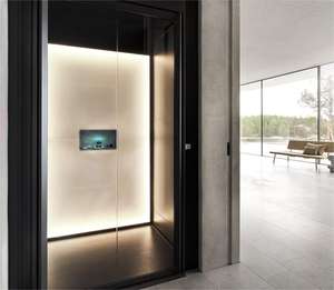 Nouveau <span class=keywords><strong>design</strong></span> moderne Home Office Hotel monte-escalier hydraulique électrique Ascenseur pour passagers - Product Image 2