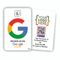 Individuell Bedruckte SUNLAN RFID NFC-Karte mit 213/215/216 Chip PVC-Material 13,56MHz Google-Bewertungskarte