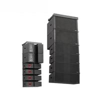 Altavoz Profesional de Línea Activa de Alto Rendimiento con Dos Woofers de 8 Pulgadas y 500W RMS de Potencia para Sonido en Vivo, DJ y Fiestas