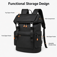Sac à dos pour homme, décontracté et professionnel, grande capacité, sac de voyage, sac à dos pour ordinateur portable, sac d'école pour collégien