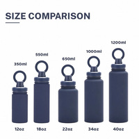 Bouchon de remplacement pour bouteille d'eau à large ouverture, anti-fuite, avec support magnétique pour téléphone, pour bouteilles d'eau isothermes en acier inoxydable