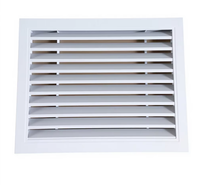 Difusor de Aire Cuadrado de Aleación de Aluminio de Alta Calidad con Diseño Moderno para Ventilación de Sótanos y Almacenes en Mal Clima
