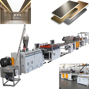 Panneau en mousse <span class=keywords><strong>PVC</strong></span> de construction CE CPVC WPC Ligne de production automatique de panneaux muraux et de plaques à double vis - Product Image 3