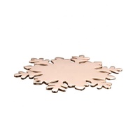 Yiwu Aceon Edelstahl Custom Size Form Big Overs ize Home Decoration Neujahr Personal isierte Spiegel Polish Rose Gold Ornament