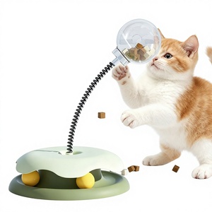 Juguete Interactivo Inteligente para Gatos con Música y Movimiento, Bola de Liofilizado con Resorte para Aliviar el Aburrimiento, Juguete Giratorio Transfronterizo - Product Image 1
