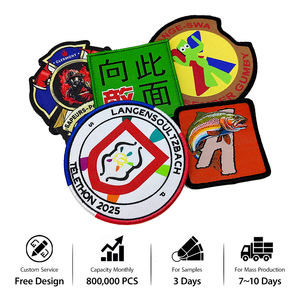 Amostra Grátis de Patches Personalizados em Tecido <span class=keywords><strong>Chenille</strong></span> Ecológico para Chapéus e Roupas, Bordados em Forma de Coração Floral - Product Image 2