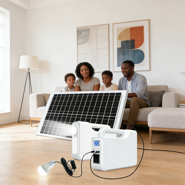 300W Electric Backup Rechargeable Lithium Battery Inverter LifePo4 12V Solar Generator Portable Power Station with Solar Panel