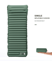 Matelas de camping auto-gonflant léger et compact de haute qualité avec logo personnalisé, simple, 190x70x10cm, pour le camping