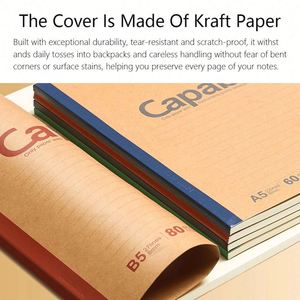 Wholesale A4 A5 B5 Exercise Book 40/60/80/100 Sheets Custom Printed Address Book for Primary Secondary School Notebook <b>Gift</b> Idea - Product Image 4