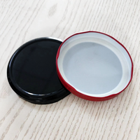 Offre Spéciale 70mm Mason Jar Cap Couvercles en fer blanc Bouteille en verre couvercles scellés pour sceller la mayonnaise et les pots de confiture