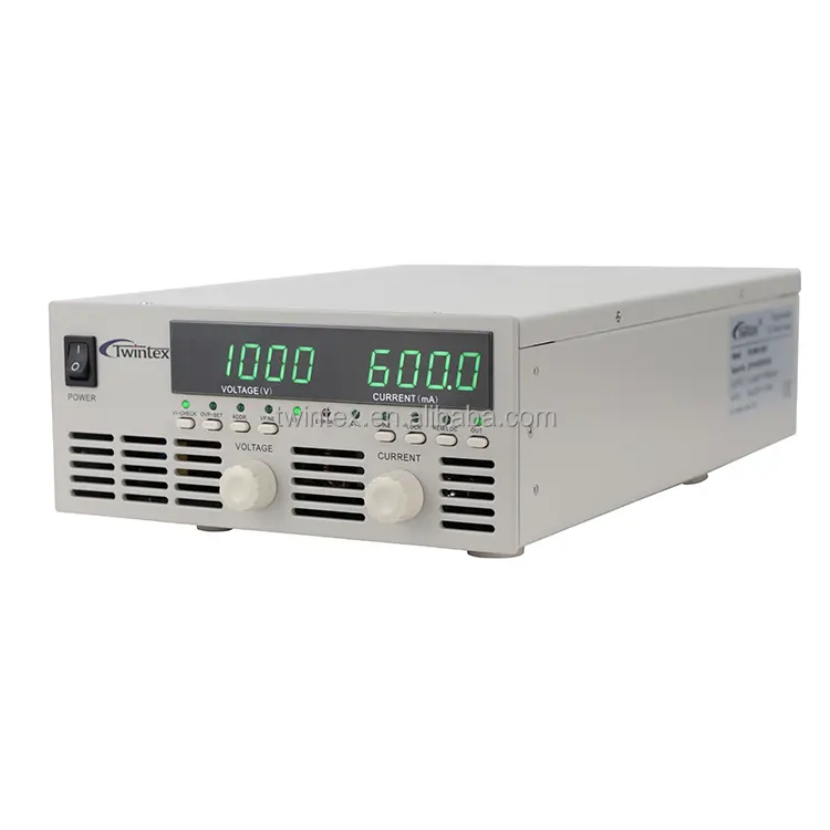 Twintex 600V 2A برمجة عالية الجهد AC DC امدادات الطاقة ل مختبر 0-600V قابل للتعديل الجهد المتغير والتيار