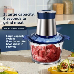 Commerce extérieur <span class=keywords><strong>Lido</strong></span> 250W 2L capacité ménage électrique hachoir à viande multifonctionnel mélangeur de viande robot culinaire viande végétale - Product Image 1