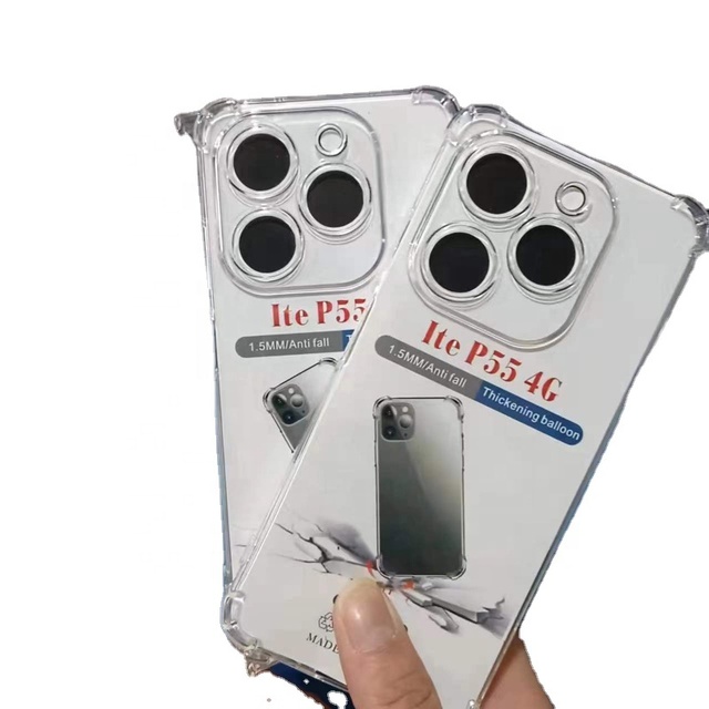 Transparent Clear Impact Resistant Reinforced Corner Tpu Phone Case Suitable for Itel Power70/P70 City 200 City 100 A200
