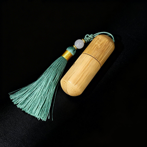 Botellas de <span class=keywords><strong>Perfume</strong></span> de Bambú de 2ml, 3ml y 5ml, Botellas de Fragancia con Rodillo de Bambú, Botellas de Aceite Esencial con Nudo Chino - Product Image 4
