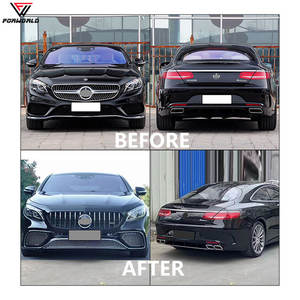 Manufacturing Source Kit de carrosserie de pare-chocs avant et arrière pour <span class=keywords><strong>Mercedes</strong></span> Benz S <span class=keywords><strong>Coupé</strong></span> W217 C217 2013-2020 à <span class=keywords><strong>AMG</strong></span> S65 S63 - Product Image 5