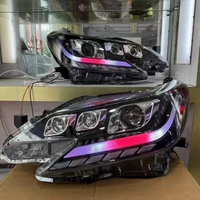 2010-2017 pour Toyota REIZ MARK X 10-17 Assemblage de phares LED à trois yeux Daytime Devil Eye 7 couleurs
