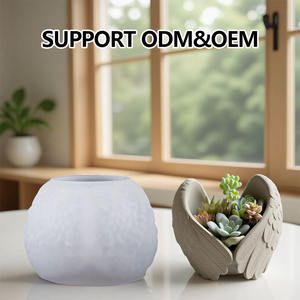 Support unique Moules en résine Silicone Ailes d'ange Plateau Moule en silicone Bol Moule en résine époxy pour bijoux à bricoler soi-même <span class=keywords><strong>Porte</strong></span>-assiette - Product Image 3