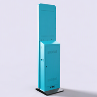 Torre de Alquiler de Baterías Portátiles de Alta Resistencia de 32 Unidades, Gabinete de Carga Rápida para Teléfonos, AC100-240V, 4G/OTA, Opción de Pantalla Publicitaria
