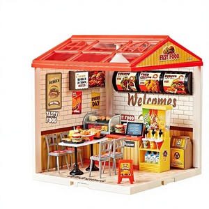 Diorama lumineux OEM - <span class=keywords><strong>Kit</strong></span> de construction de scène 3D DIY, décoration de <span class=keywords><strong>maison</strong></span> illuminée et cadeau créatif pour tous les âges - Product Image 1