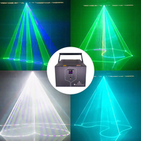 Professionnel 3D couleur 15W rvb LED Laser éclairage de scène DMX512 contrôle corps en aluminium matrice de nuit KTV boîtes de nuit DJ Laser
