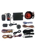Système d'alarme de démarrage sans clé pour voiture, sans clé, bouton poussoir, démarrage à distance, installation autonome, avec clé LCD intelligente