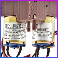 Bomba de Tinta Pequeña HH de 24 V CC, 3 W, 100-200 ml/min, Micro Bomba de Diafragma para Impresoras de Gran Formato con Tinta Eco Solvente