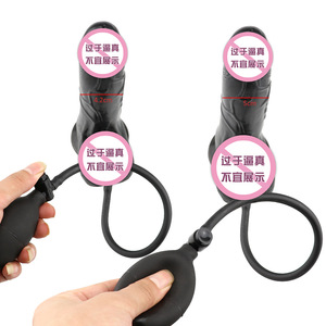 Populaire Goedkope Mannen Masturbatie Dildo Seksspeeltje Pvc Opblaasbare Dildo Met Pomp - Product Image 2