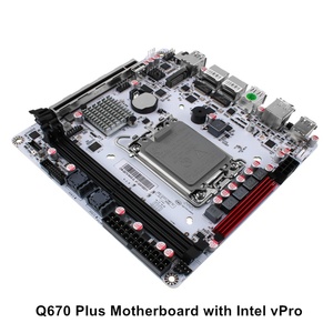 Placa Base Q670 de 8 Bahías para Mini PC NAS ITX, Versión Mejorada LGA1700, Compatible con Procesadores de 12.ª a 14.ª Generación, con VPro - Product Image 3
