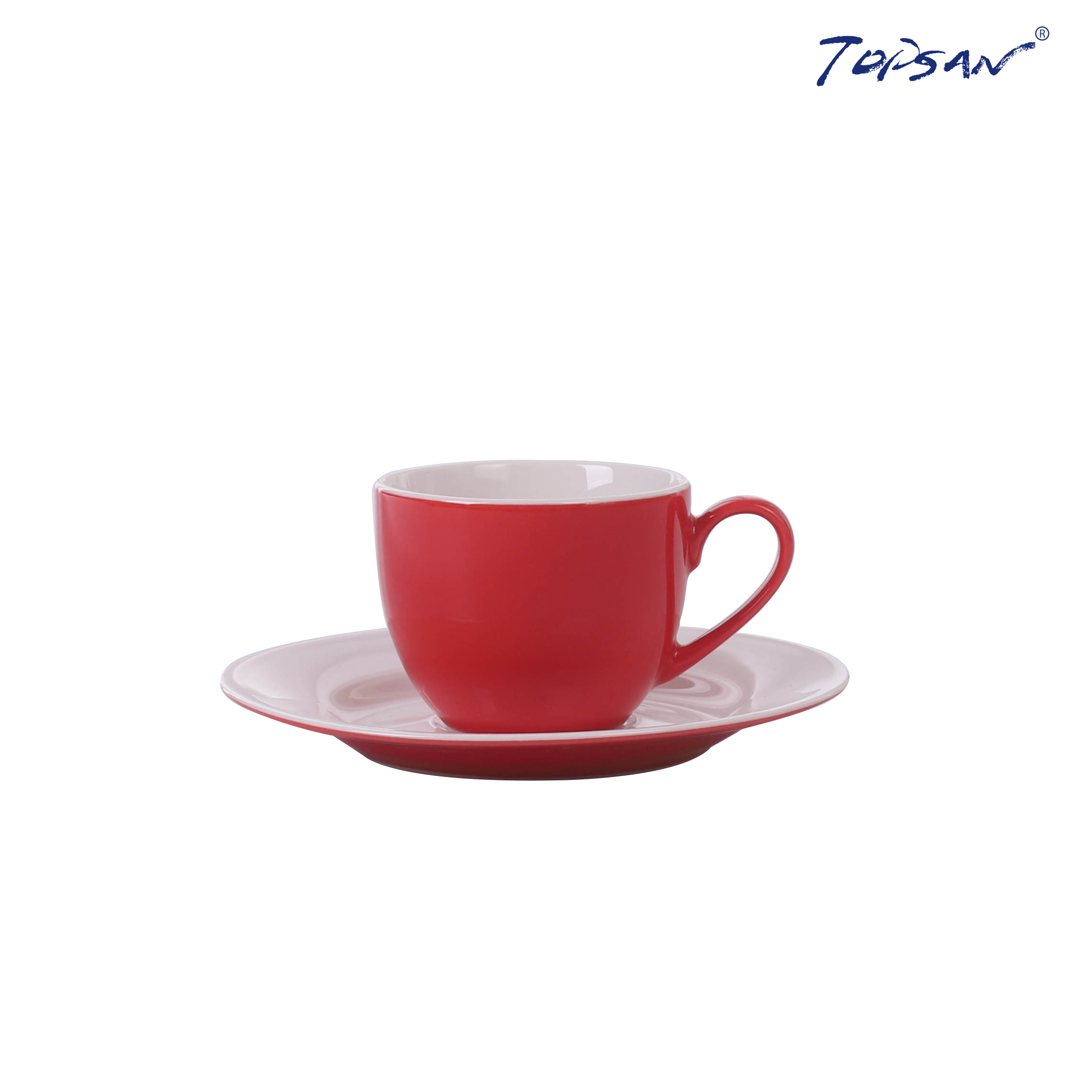 Piattino rosso 220cc