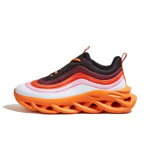 Sıcak satış kadın yaz kalın-soled turuncu sneakers moda tenis koşu moda ayakkabılar