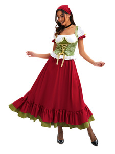 Halloween Bar Ding <span class=keywords><strong>Dong</strong></span> Travail Allemagne Bière Femmes Performance Costumes - Product Image 2