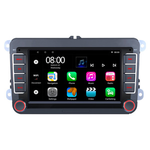 VW Volkswagen GOLF MK5 MK6 Jetta Passat CC için araba Stereo radyo GPS Carplay BT 7 ''dokunmatik çift Din - Product Image 2