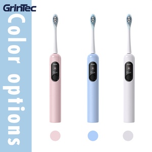 Commercio all'ingrosso della fabbrica di etichette personalizzate <span class=keywords><strong>denti</strong></span> sbiancamento intelligente viaggio elettrico sonico spazzolino da <span class=keywords><strong>denti</strong></span> con schermo LCD - Product Image 3