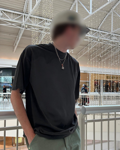 Camiseta de algodón con lavado ácido al por mayor para hombre, estampado personalizado bajo demanda, ropa urbana en blanco, proveedor líder, camiseta casual blanca de manga corta - Product Image 3