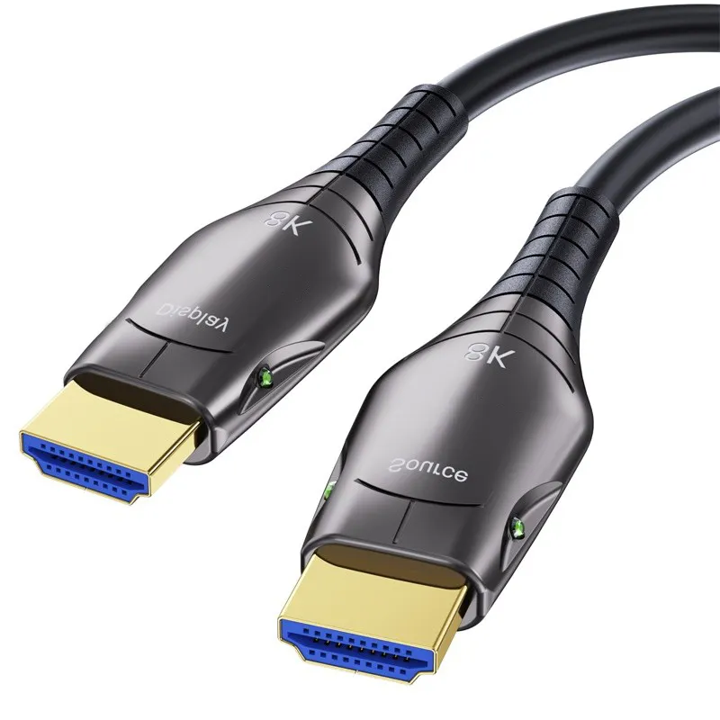 24K Gold Plated 8K Ultra HDMI 8K Cabo Cable HDMI 21 Fiber Optic Kabel Cable Support 8K60Hz