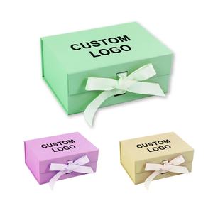 Cajas Rígidas Personalizadas Ecológicas con Forro de Esponja, Materiales Reciclados con Relieve, Embalaje de Regalo para el Día del Padre, Ropa de Novia, Cinta - Product Image 2